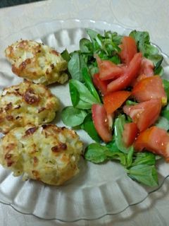 Una foto de Croquetas de coliflor al horno