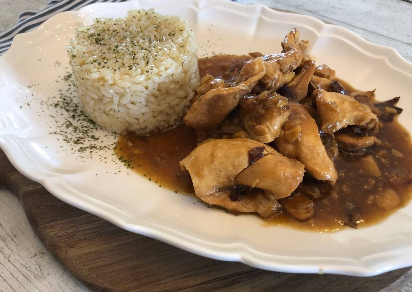 Pollo con almendras en Olla GM G Deluxe