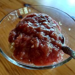 A picture of Rhubarb Maple Sauce.