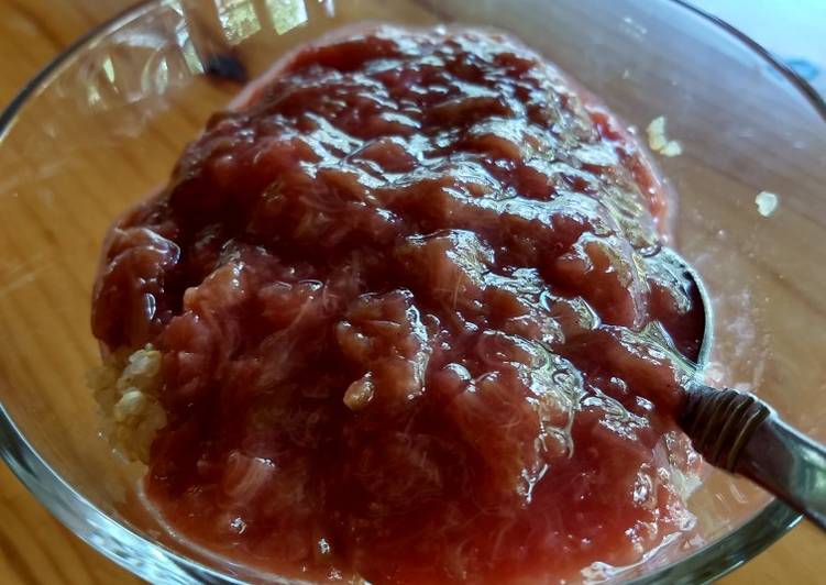 Recipe of Super Quick Homemade Rhubarb Maple Sauce
