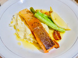 Salmon Garlic Lemon Butter Sauce