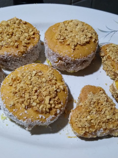 Una foto de Alfajores de Bizcochuelo. Súper Fáciles