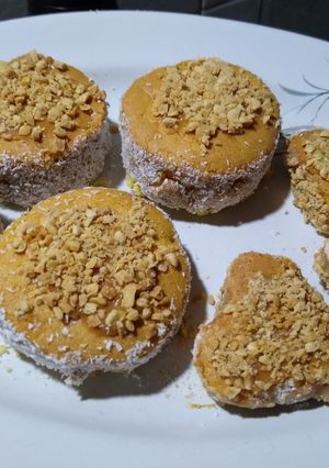 Una foto de Alfajores de Bizcochuelo. Súper Fáciles