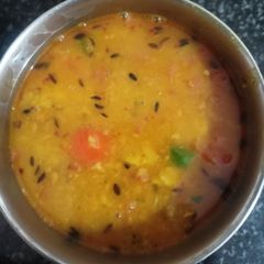 A picture of Tadka daal.