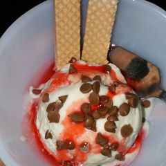 A picture of Homemade chocolate chips.