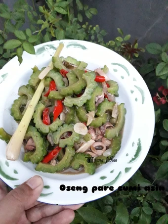 Cara Gampang Menyiapkan Resep Oseng pare cumi asin yang Lezat Sekali Anti Ribet, Bikin Ngiler