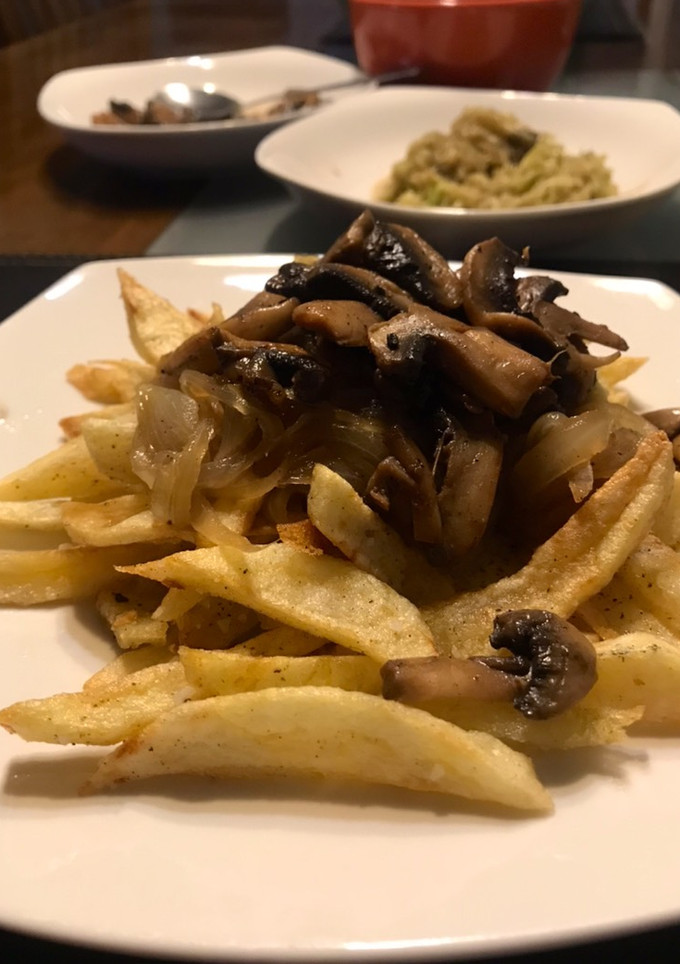 Una foto de Chorrillana Vegetariana