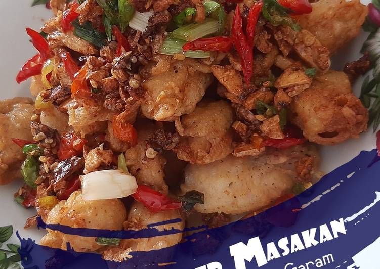 Proses Menyiapkan Cumi Cabe Garam Rekomendasi Berbuka, Enak Banget