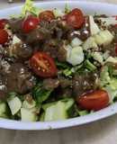 سلطة الكينوا بالطحينية والبطاطا الحلوة