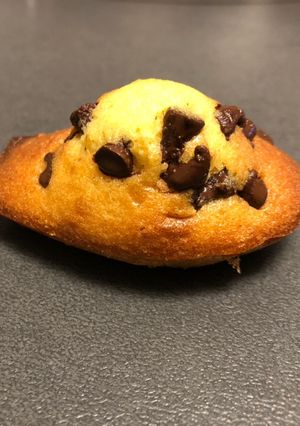 Une photo de Madeleine aux pépites de chocolat