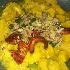 A picture of Pumpkin stir fry.
