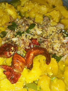 A picture of Pumpkin stir fry.