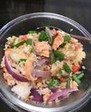 Cơm Chiên Cá Hồi