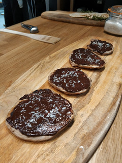 A picture of Chocolate Flatbread.