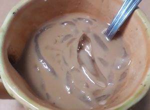 Foto resep Es cappucino latte kelamud
