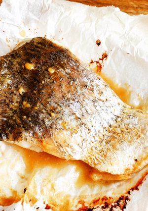味噌香烤鱸魚 的食譜成品照片