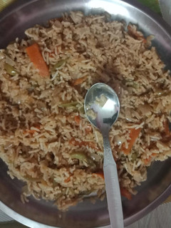 A picture of Veg fried rice.