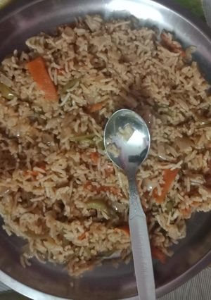 A picture of Veg fried rice.