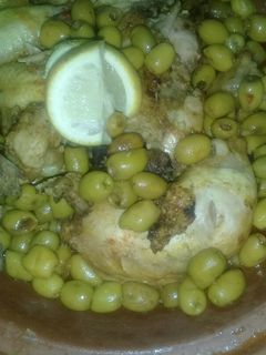 صورة لوصفة طاجين الزيتون بالدجاج