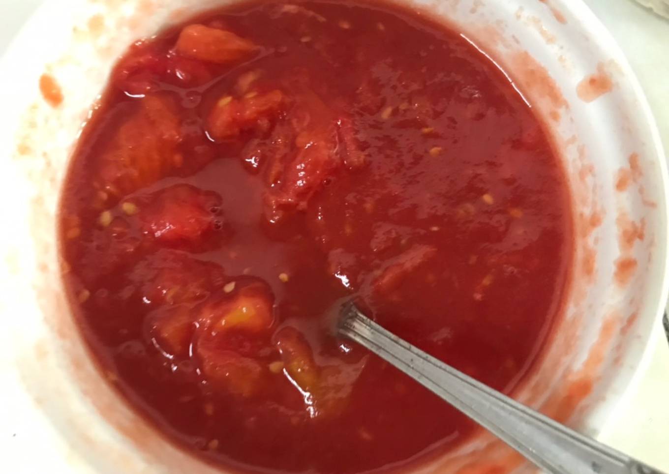 Haluskan Tomat Buatan Sendiri