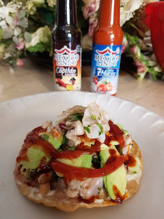 Una foto de Ceviche de Camarón y cabrilla