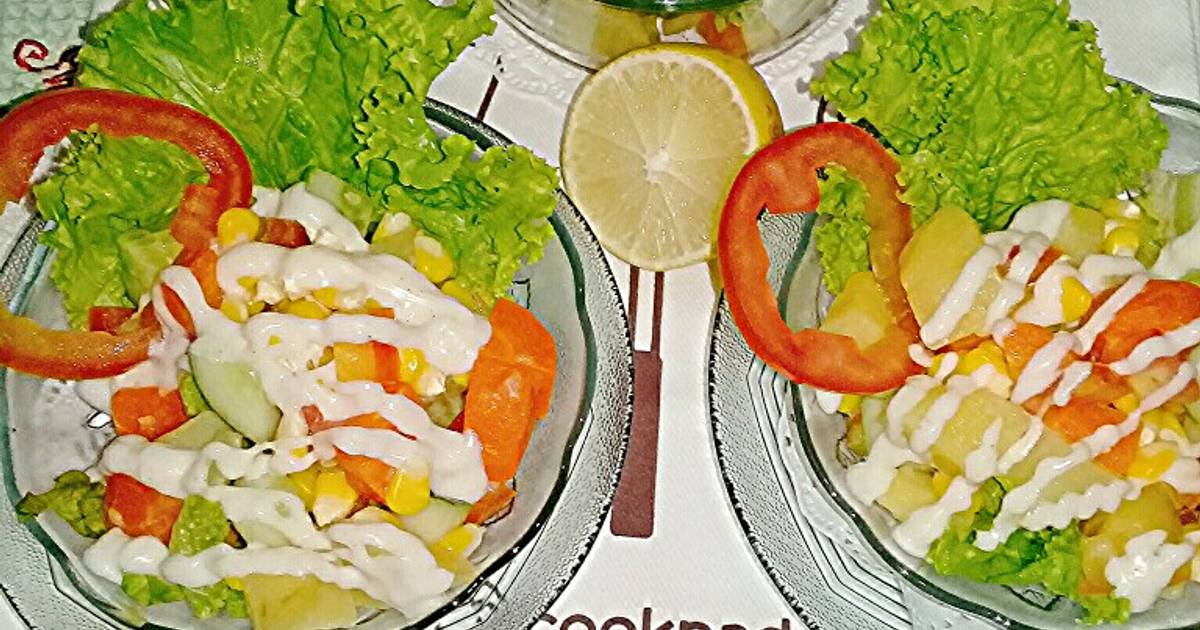 131 resep salad sayuran segar enak dan sederhana - Cookpad