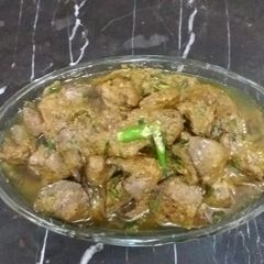 A picture of Fry liver (kaleji).