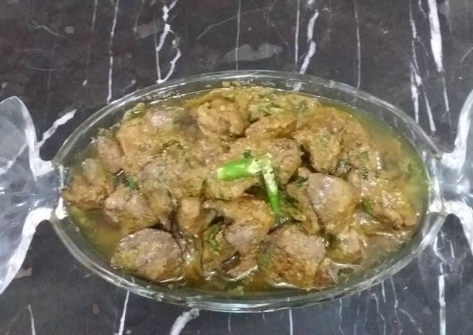 Easiest Way to Make Delicious Fry liver (kaleji)
