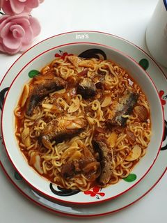 Foto resep Sarden Campur Mie Instan