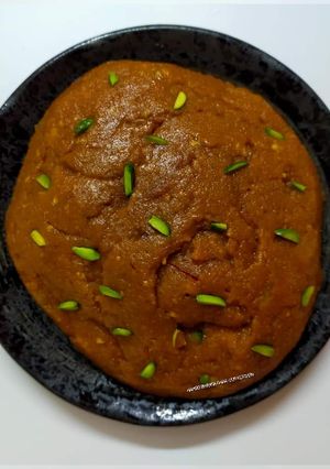 A picture of Watermelon Rind Halwa.