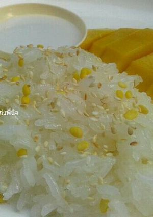 A picture of Mango Sticky Rice.