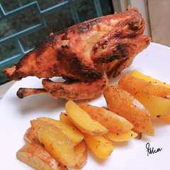 รูปของ Ayam Panggang & Potato Wedges