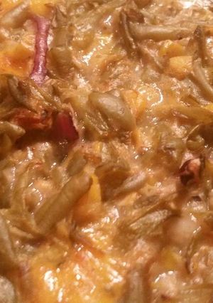 A picture of Crustless Green Bean Casserole .