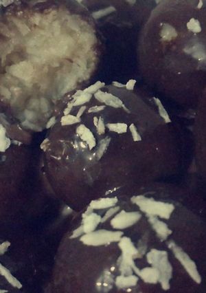 صورة لوصفة كرات الباونتي