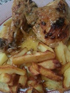 Una foto de Pollo al horno