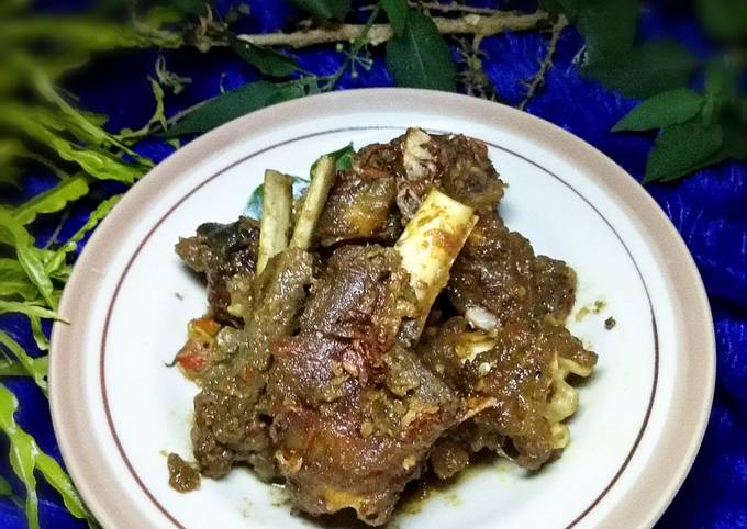 Resep Krengsengan balungan kambing Anti Gagal