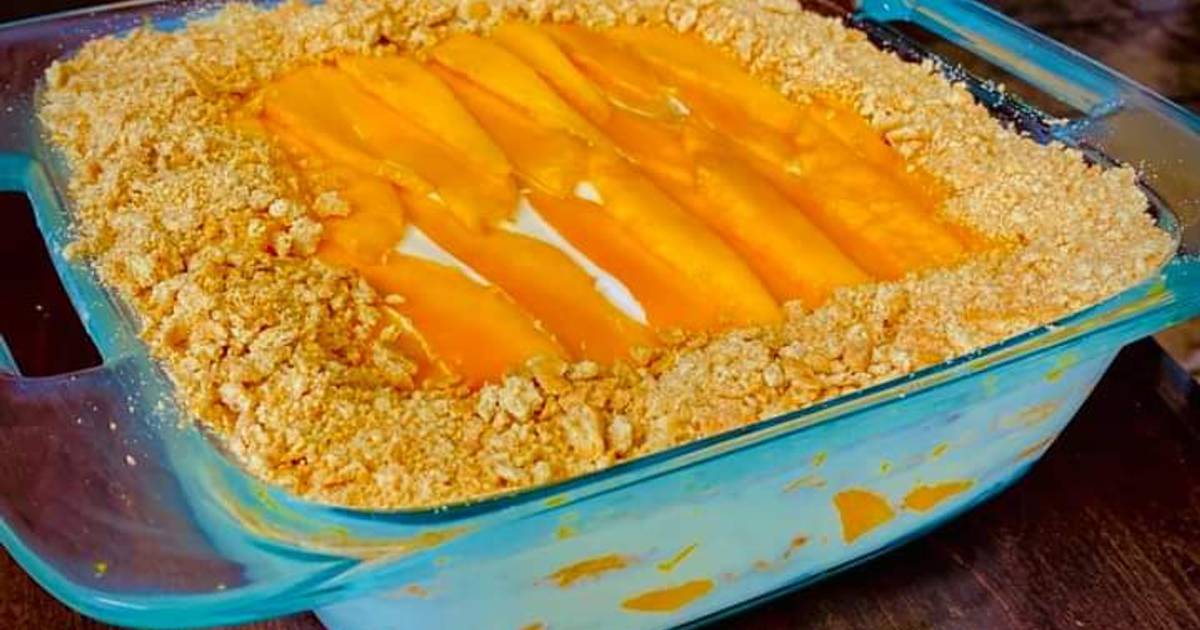 Peach Mango Float - Filipino Icebox Cake - YouTube
