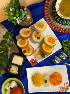 ટા્યો ગ્લાસ સટ્ફ રવા ઈડલી (Trio Glass Stuffed Rava Idli Recipe In Gujarati) રેસીપી મુખ્ય ફોટો