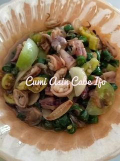Foto resep Cumi Asin Cabe Ijo