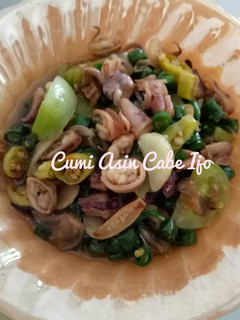 Foto resep Cumi Asin Cabe Ijo