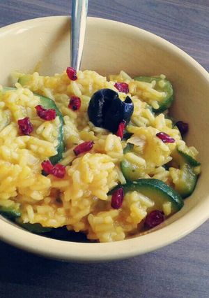 A picture of Yellow Zucchini Rice.