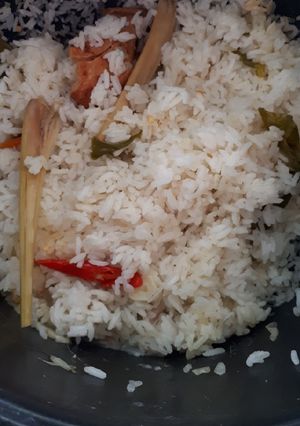 Foto resep Nasi liwet daun jeruk rice cooker