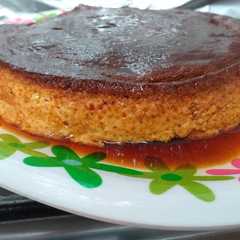 Una foto de Flan casero