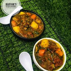 A picture of Beef pepper soup.