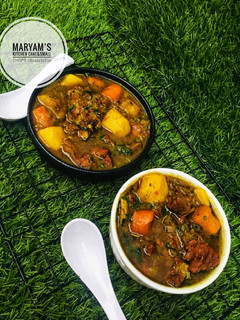 A picture of Beef pepper soup.