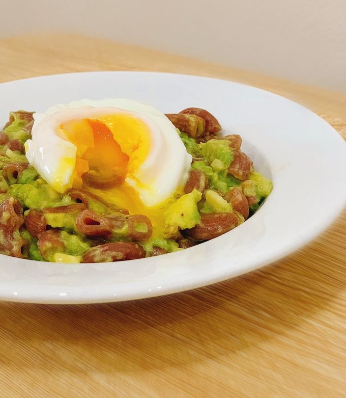 Hình của món Nui sốt bơ béo ngậy 🥑.