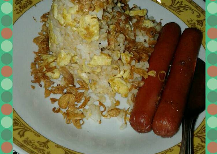 Nasi Goreng Putih Ala Ala Simple😋