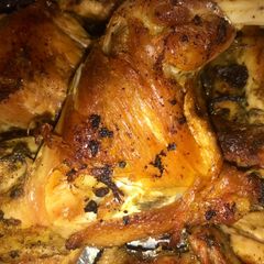 A picture of Pan grilled chicken.