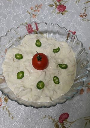 O poză a rețetei Piept de pui cu maioneză.