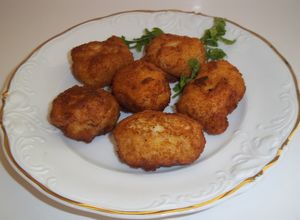 Foto principal de Croquetas de gamba pelada y bechamel